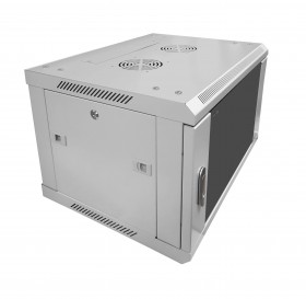 Шкаф настенный 15U серия WMA (Wall Maestro) (600х450х770), передняя дверь стекло, разборный, серый, Netko  &quot;А&quot;