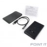 Gembird EE2-U3S-30P Внешний корпус 2.5" черный, USB 3.0, SATA, до 2 Тб, пластик