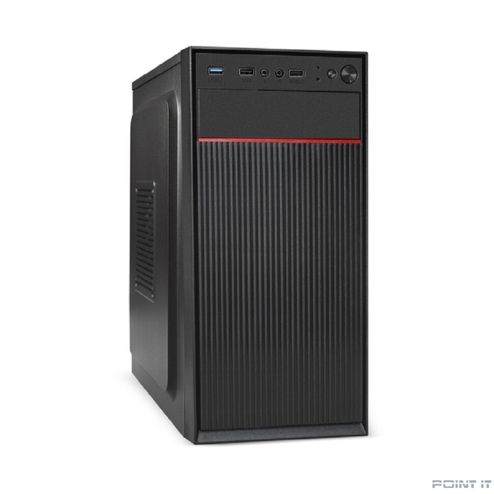Exegate EX299204RUS Корпус Minitower ExeGate BAA-113U-UNS450 (mATX, БП UNS450 с вент. 12см, 2*USB+1*USB3.0, аудио, черный)