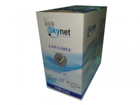 Кабель Skynet Standard FTP4 cat.5е, одножильный / 305м / Cu / Проходит Fluke тест / серый
