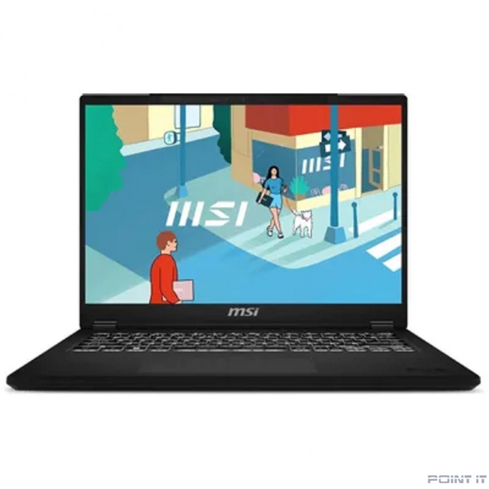 Ноутбук MSI Modern 14 H D13MG-090RU [9S7-14L112-090] Black 14" {FHD+ i5 13420H/16Gb/SSD512Gb//W11Pro}