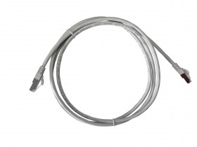 Патч-корд Netko СКС FTP4 cat.6, 2.0м, литой коннектор, серый, LSZH