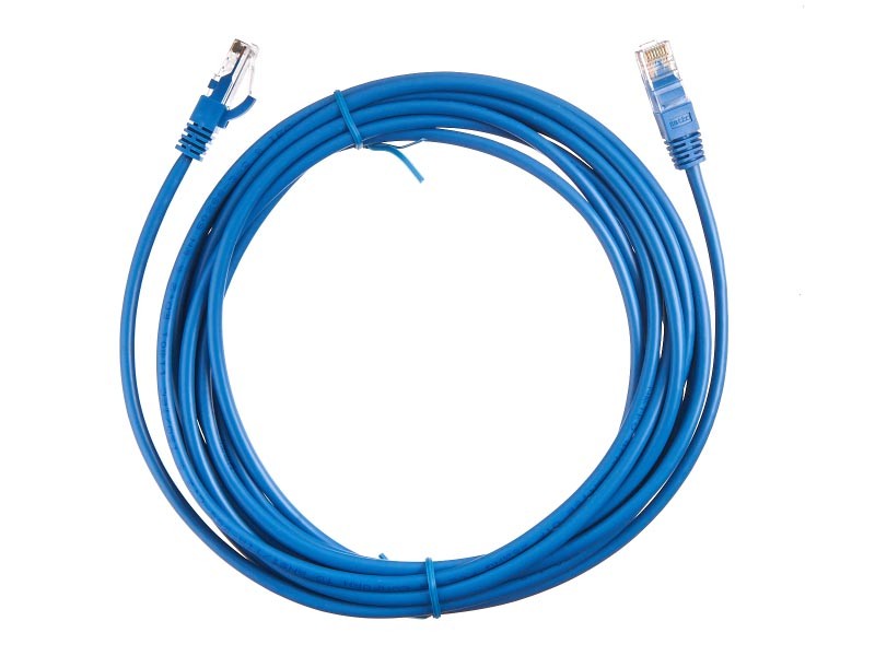Патч-корд Netko СКС UTP4 cat.5e, 5.0м, литой коннектор, синий