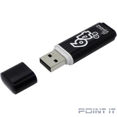 Smartbuy USB Drive 64Gb Glossy series Black SB64GBGS-K