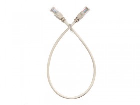 Патч-корд Technolink UTP4 cat 5е, 0,5м, ВС, LSZH, серый, литой коннектор (упак 10)