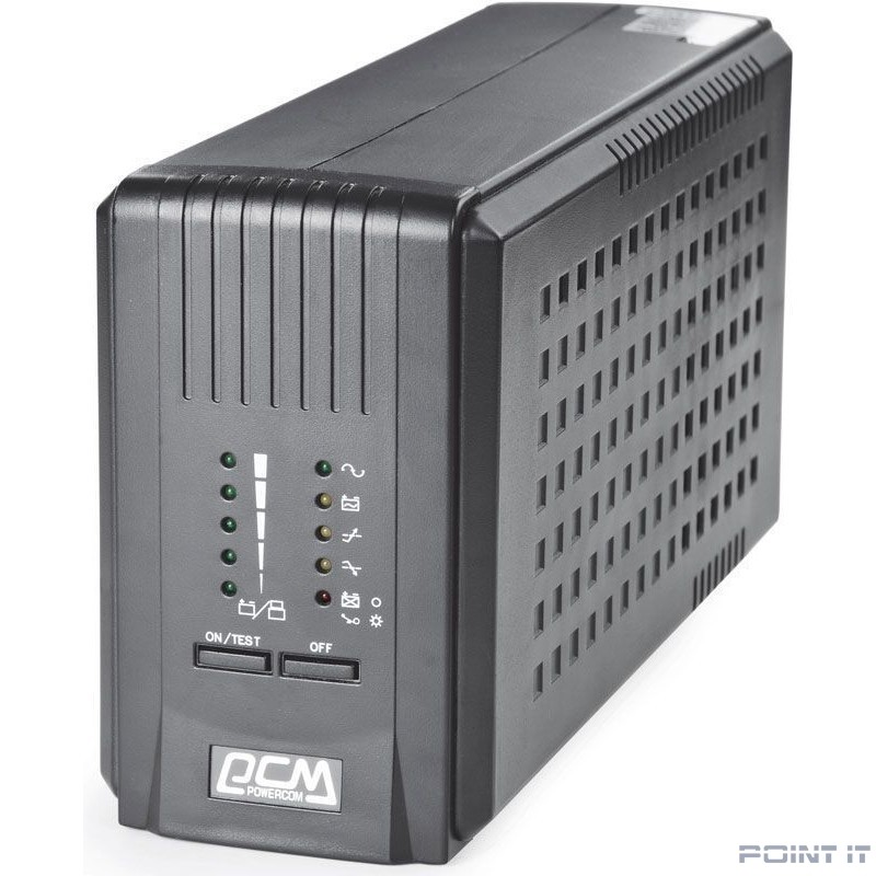 PowerCom Smart King Pro+ SPT-500-II ИБП {Line-Interactive, 500 ВА / 400 Вт, Tower,3 xC13 с резервным питанием и 2 xC13 с фильтрацией, USB, USB} (1154030)
