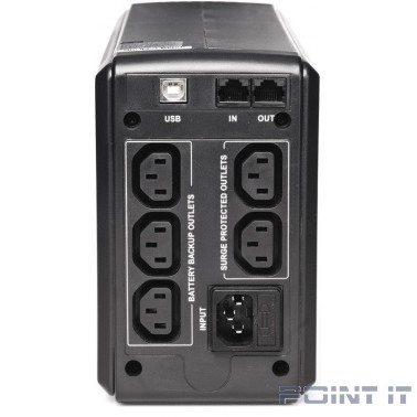 PowerCom Smart King Pro+ SPT-500-II ИБП {Line-Interactive, 500 ВА / 400 Вт, Tower,3 xC13 с резервным питанием и 2 xC13 с фильтрацией, USB, USB} (1154030)
