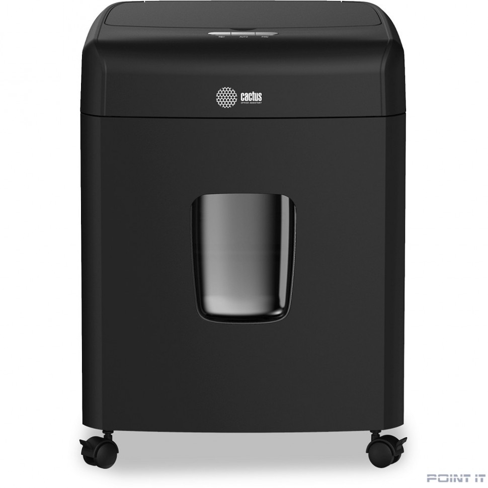 Cactus Шредер CS-SH-D6 с автоподачей (секр.P-4) фрагменты 120лист. 23лтр. скрепки скобы пл.карты {1993087}