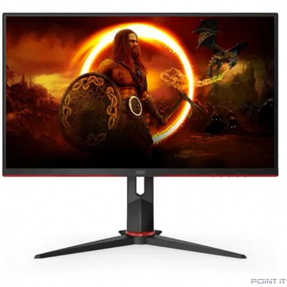 Монитор LCD AOC 27" Q27G2S черный/красный {IPS 2560x1440 165Hz 1ms 3000:1 2xHDMI DisplayPort HAS Pivot }