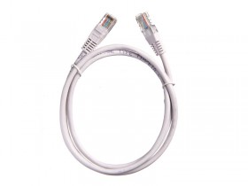 Патч-корд Technolink UTP4 cat 5e, 1,0м, ВС, LSZH, белый, литой коннектор