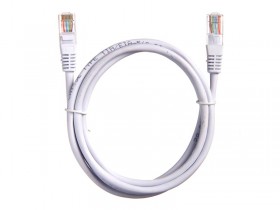 Патч-корд Technolink UTP4 cat 5e, 1,5м, ВС, LSZH, белый, литой коннектор