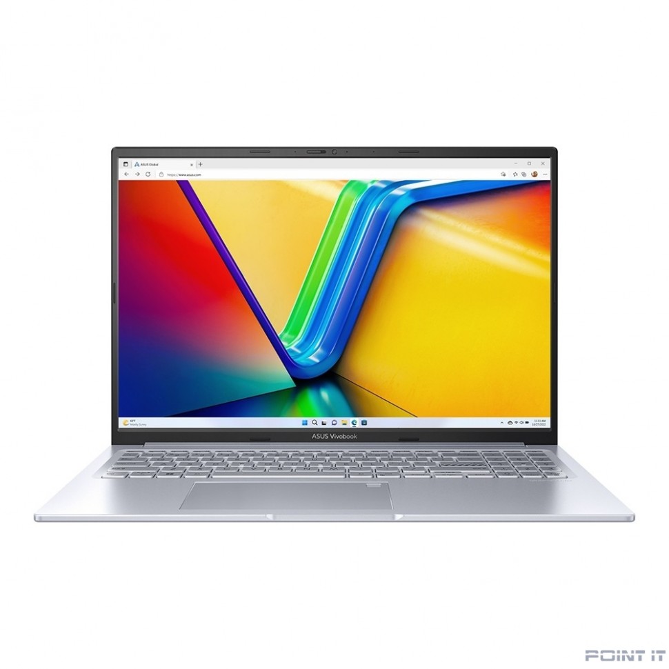 Ноутбук ASUS VivoBook 16X M3604YA-MB303 [90NB11A2-M00D80] Silver 16" {WUXGA Ryzen 5 7430U/16Gb/SSD512Gb/AMDRadeonGraphics/noOs}