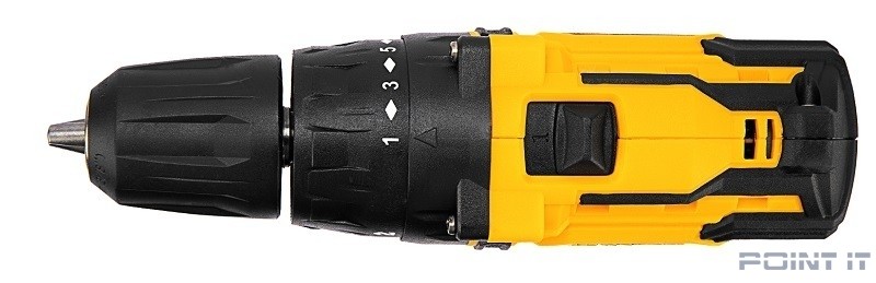 Denzel Дрель-шуруповерт аккумуляторная CDL-12-02BM, Li-Ion, 12 В, 2 акк. [26105]