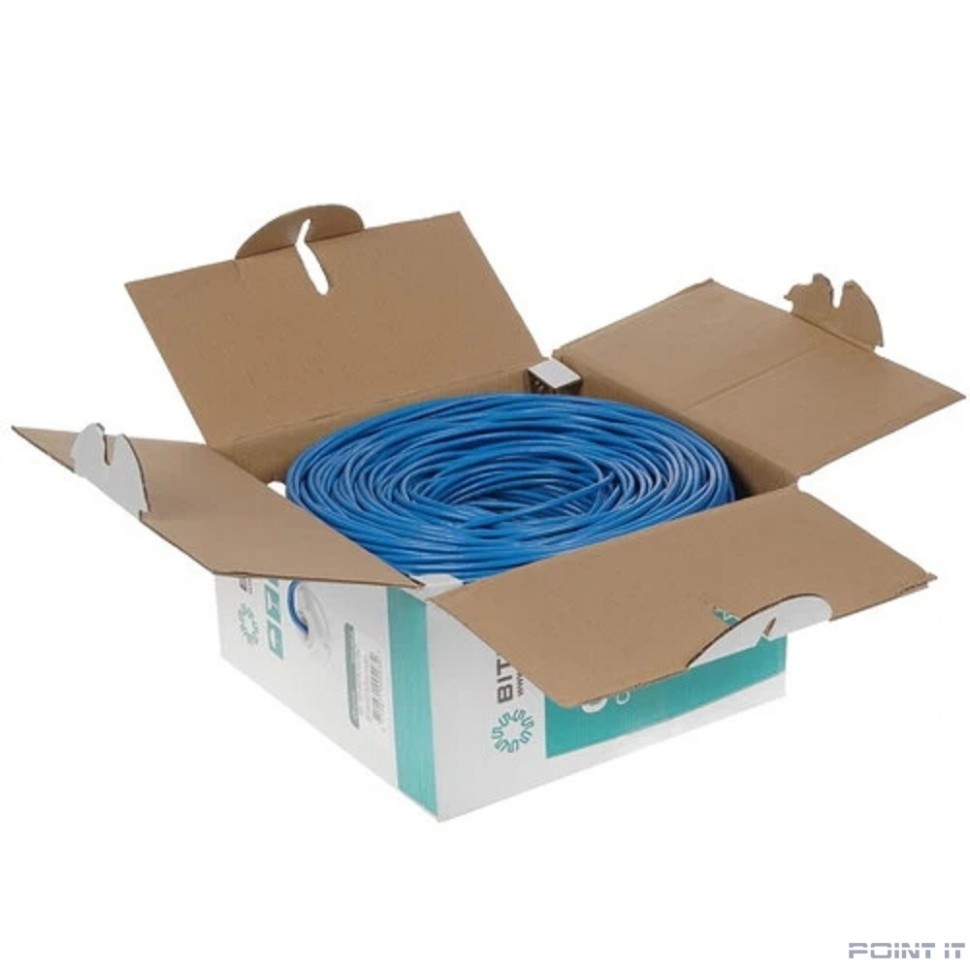 5bites Кабель Express SS5525-305B-BL витая пара SFTP / SOLID / 5E / 24AWG / COPPER / PVC / BLUE / 305M