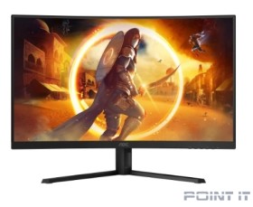 Монитор LCD AOC 31.5" CQ32G4VE Black {VA curved 2560x1440 180Hz 0.5ms 178/178 300cd 2xHDMI2.0 DisplayPort1.4) 