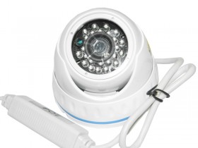 Spyg Optima SO.ISD.10F20-6569  IP Камера, CMOS, 2.0M, 1080P RealTime, купольная мини, H.264, ИК подсветка 20м (24 светодиода), фиксированный объектив