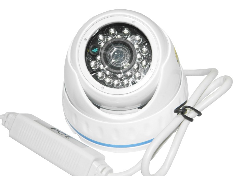 Spyg Optima SO.ISD.10F20-6569 IP Камера, CMOS, 2.0M, 1080P RealTime, купольная мини, H.264, ИК подсветка 20м (24 светодиода), фиксированный объектив