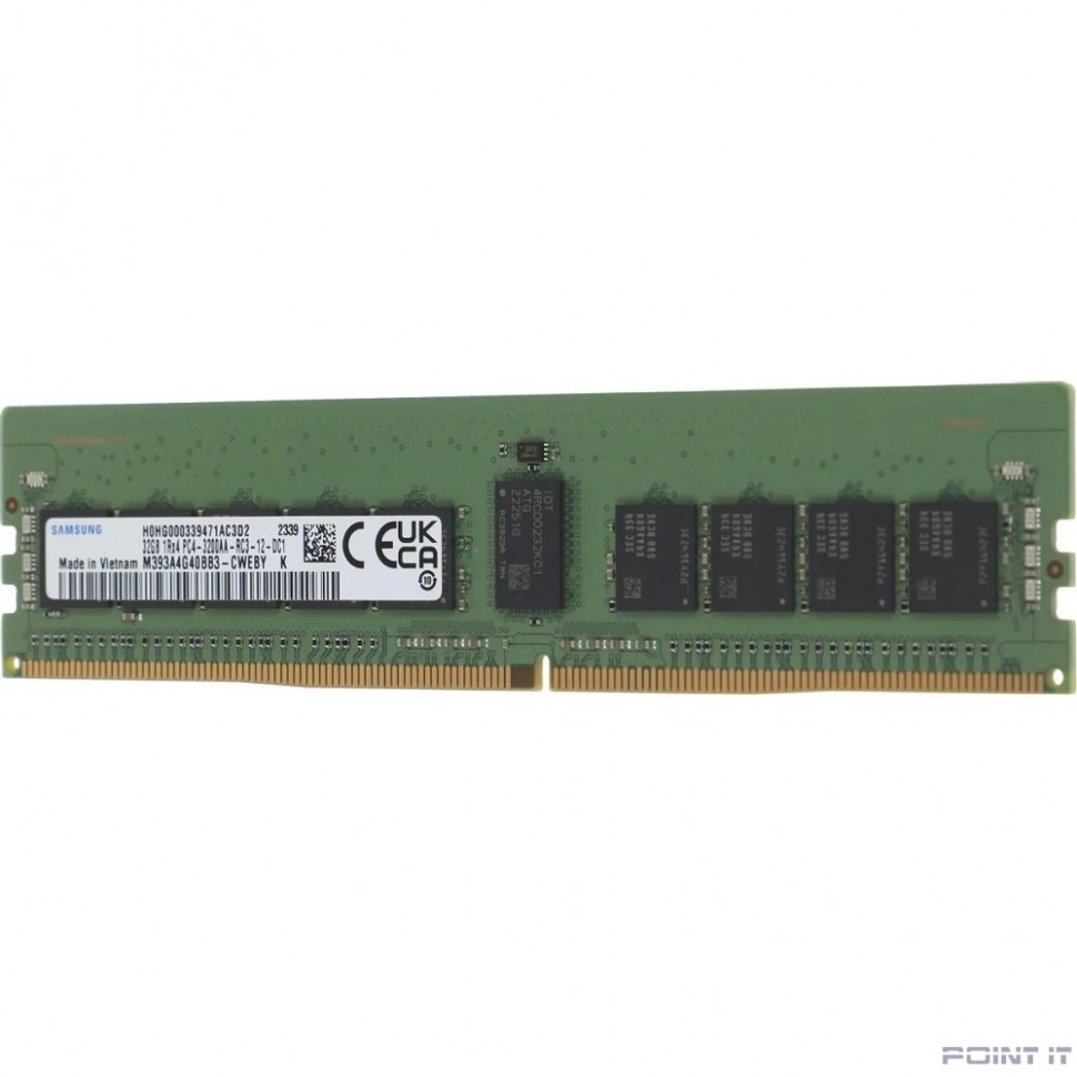 Память DDR4 Samsung M393A4G40BB3-CWE 32Gb DIMM ECC Reg PC4-25600 CL22 3200MHz