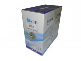 Кабель Skynet Premium FTP4 cat.5е, одножильный / 305м / Cu / LSZH /Проходит Fluke тест / оранжевый