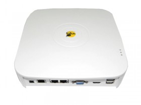 SpyG Optima SO.M.10PE4-6638 Регистратор IP сетевой, 4 канальный, H.264, 1 порт для подключения к сети, 4 порта с поддержкой PoE 802.3af (15W)  для