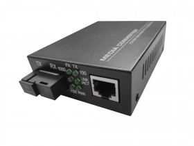 Медиаконвертер Netko WDM 10/100/1000Base-T/1000Base-FX 1550nm, 20 км, SC, LFP