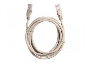 Патч-корд Technolink UTP4 cat 5e, 2,0м, BC, LSZH, серый, литой коннектор