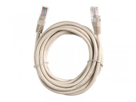 Патч-корд Technolink UTP4 cat 5e, 3,0м, ВС, LSZH, серый, литой коннектор