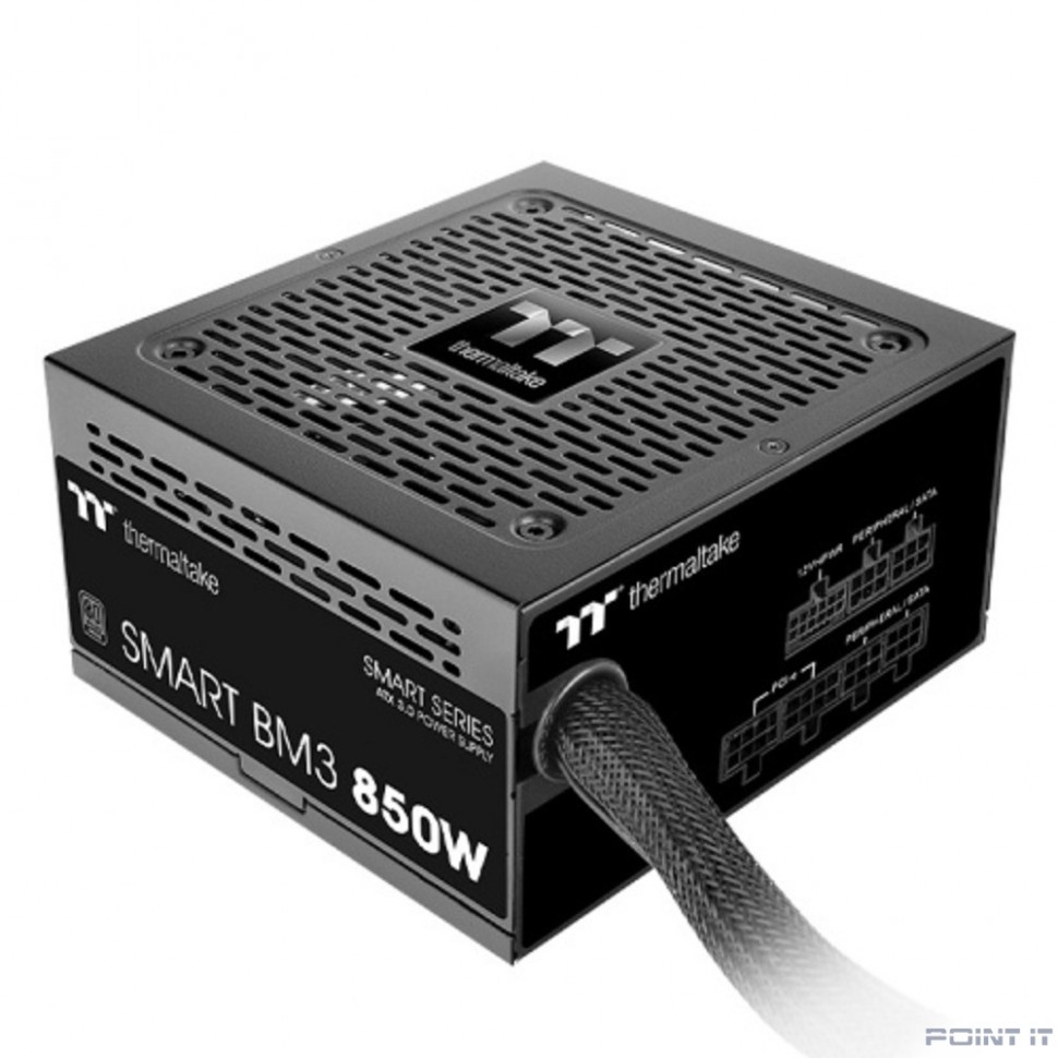 Блок питания Thermaltake Smart BM3 Gen.5, 850Вт, 120мм, черный, retail [ps-spd-0850mnfabe-3]