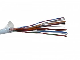 Кабель LC UTP10 cat.3, 305м, 0,40мм, нг(А)-HF LSZH, серый