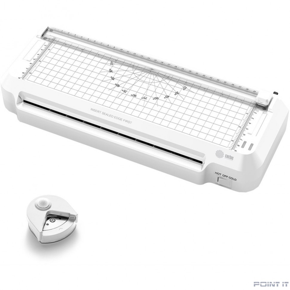 Cactus Ламинатор CS-LAB-F2 белый A4 (70-125мкм) 25см/мин (2вал.) хол.лам. лам.фото
