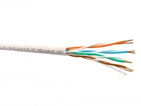 Кабель LC UTP4 cat.5е, одножильный / 305м / Cu / Проходит Fluke тест/нг(А)-HF LSZH, серый