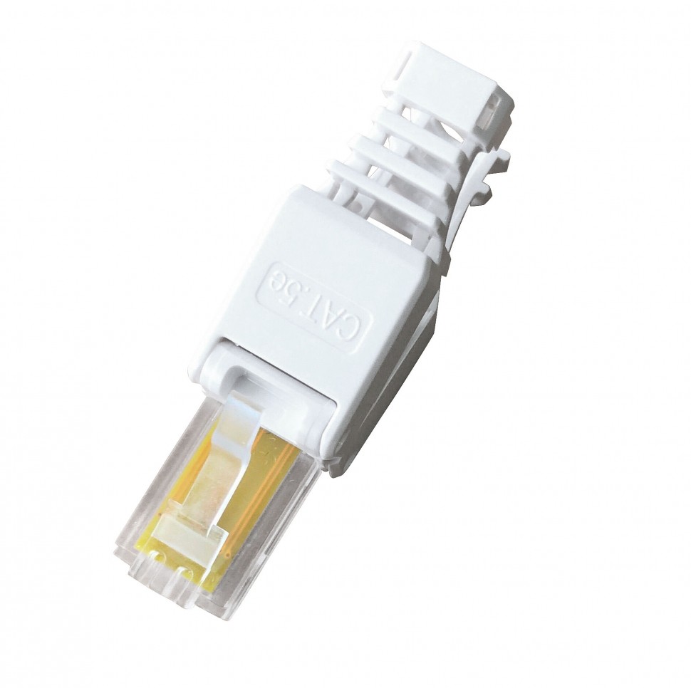 Коннектор RJ-45 Netko (8p8c) cat.5e, быстрозажимной ручной, для одножильного и многожильного кабеля