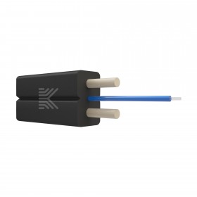 КОСТРОМАКАБЕЛЬ FTTH1-1-BL  Кабель оптический FTTH, 1 волокно, G657A1,усилен стеклопрутками (черный)