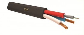 ОЭК-НУ-(03-8А-5,0кН)+2х2,5) Кабель опто-электрический (комбинированный) G.657.A 8 волокон 9/125 мкм, броня из 6 проволок 3,3мм