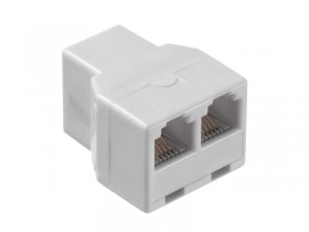 Переходник телефонный гнездо RJ11 (6p4c) на два гнезда RJ11 (6p4c), Netko