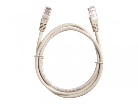 Патч-корд Technolink &quot;C&quot; UTP4 cat.5е, 1.0м, CCA, LSZH, серый, литой коннектор