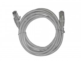 Патч-корд Technolink &quot;C&quot; UTP4 cat.5е, 2.0м, CCA, LSZH, серый, литой коннектор