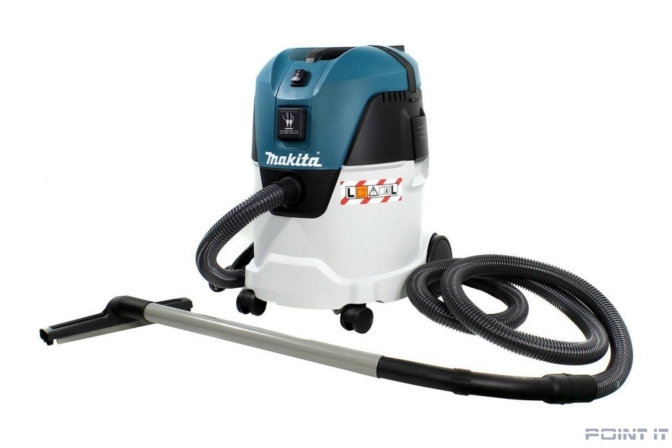 Makita VC2512L Пылесос [VC2512L] {1000Вт,3600л\м,210мбар,25л,шланг36ммх3.5м,8кг,кор,2насад,2 п\сб,щетка,2адапт,2труб }