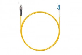 Патч-корд оптический переходной LC-FC/UPC SM Simplex 3.0мм 9/125, 1м, LSZH