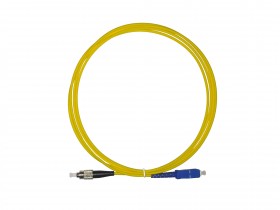 Патч-корд оптический переходной SC-FC/UPC SM Simplex 3.0мм 9/125, 2м Netko, LSZH