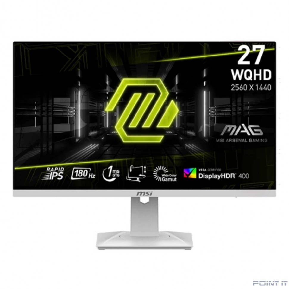 Монитор MSI MAG 27" 274QRFW White {IPS 2560x1440 180Hz 1ms 178/178 400cd 2xHDMI DisplayPort}