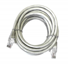Патч-корд Technolink UTP4 rj45-rj45, cat.6, 3.0м, BC, LSZH, серый, литой коннектор