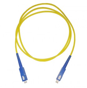 Патч-корд оптический соединительный SC-SC/UPC SM Simplex 3.0мм 9/125, 1м Netko, LSZH
