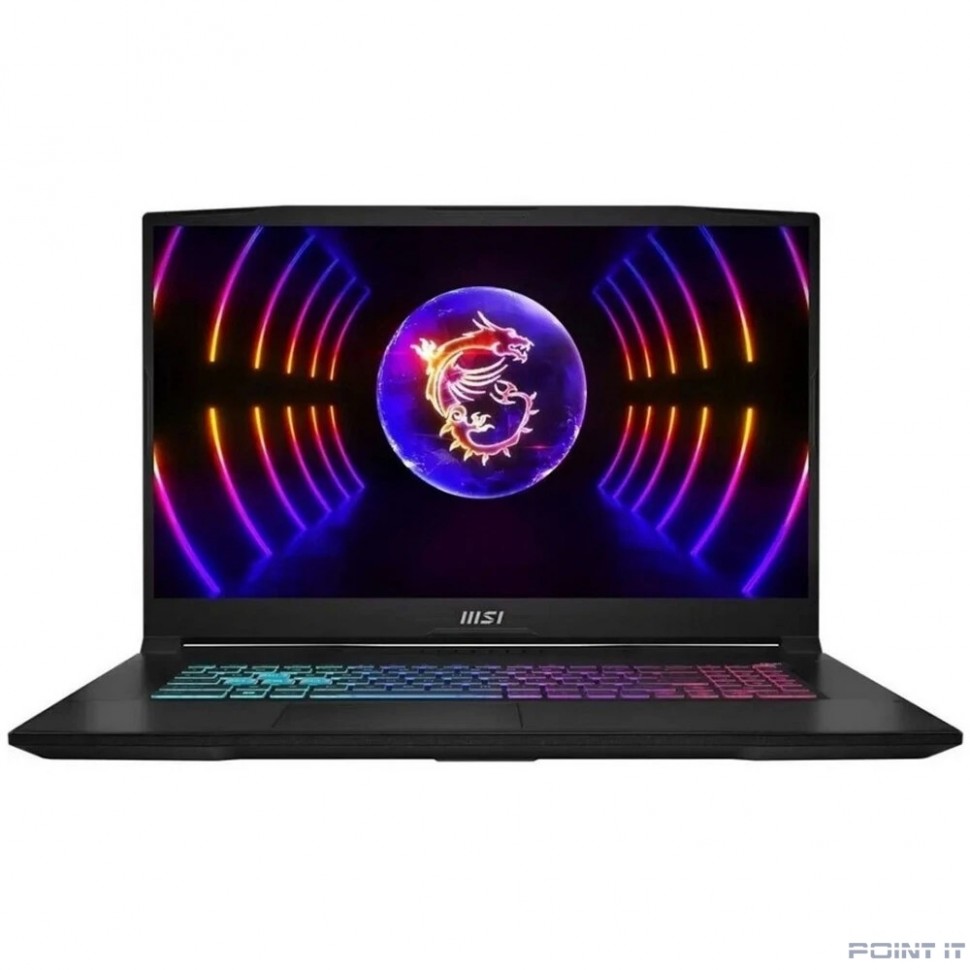 Ноутбук MSI Katana 17 B12UCX-1604XRU [9S7-17L541-1604] Black 17.3" {FHD i5 12450H/16Gb/SSD512Gb/RTX 2050 4Gb/noOS}