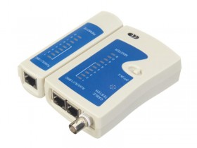 Кабельный тестер RJ45, RJ11, RJ12, BNC (NS 468Bv2) Netko